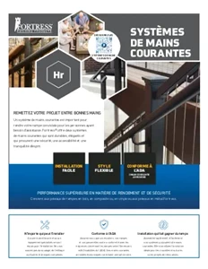 Handrail Systems Sales Sheet (French)